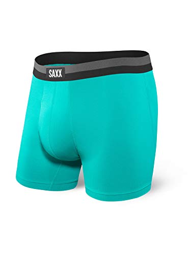サックスアンダーウェアー SAXX UNDERWEAR SPORT MESH BOXER BRIEF FLY スポーツメッシュ メンズ ボクサーブリーフ SXBB12F/TEA/Mサイズ