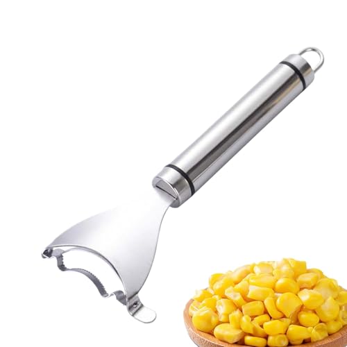 sgranatore di mais,strumento manuale in acciaio inossidabile - sgranatore di pannocchie | ideale per uso domestico, cucina, picnic, barbecue, pranzi e all'aperto e preparazione cibi