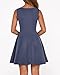 BTFBM Summer Dresses for Women 2026 Elegant Classy Formal A Line Sleeveless Party Cocktail Mini Dress Fashion Clothing(Grey Blue, X-Small)