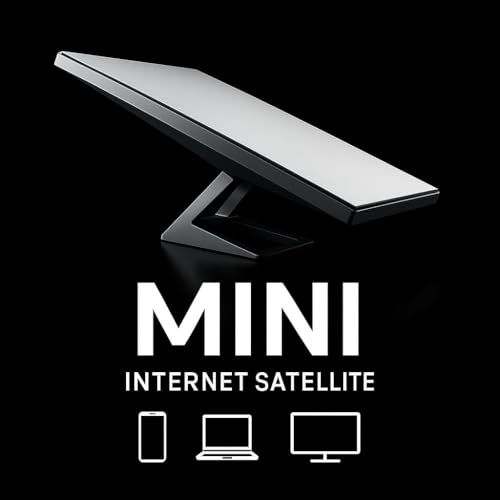 Starlink Mini Satellite Internet Kit – Portable High-Speed WiFi 6 Dish for RV, Camping & Remote Work – Dual Band, Ethernet, Travel Ready