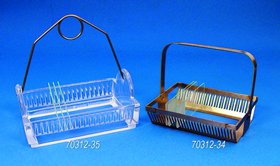 16/32-slide Glass Rack with Handle