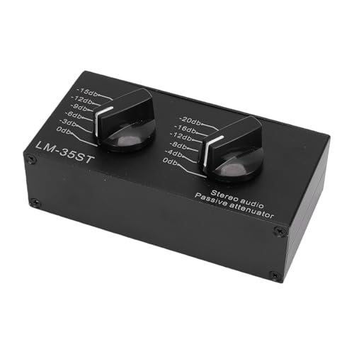 Atenuador de sonido pasivo de doble canal con control de senal regulable