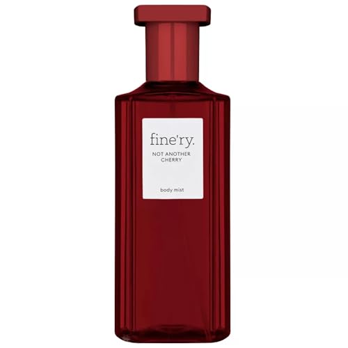Image of Fine'ry Cherry Almond Hair + Body Fragrance Mist Spray for Women - Not Another Cherry - Rich, Fruity Gourmand Scent with Rose & Almond Amaretto, Cruelty-Free, Long-Lasting, Gift for Girls (5 Fl Oz)