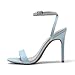 DREAM PAIRS Baby Blue Heels Women?s High Stilettos Sexy Open Toe Dress Shoes Ankle Strappy Wedding Party Club Dance Pumps Sandals Size 8 US SDHS2214W