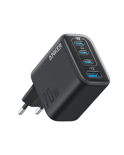 Anker Zolo 70W USB C Ladegerät, 4-Port-Netzteil mit ultraschnellen 70W – Ansicht 1