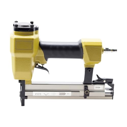 Pistola grapadora neumática sin aceite Clavadora neumática en V, herramienta eléctrica, marco de pistola de clavos, clavadora en ángulo de línea fija, pistola neumática de ángulo de clavos, pistola de