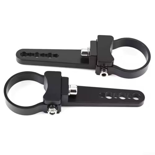 Motorcycle Spotlight Bracket for LED Lights Aluminum Alloy Construction for Custom Modifications