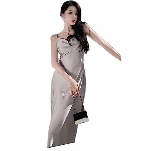 Robe à bretelles en satin révélez votre éclat et votre assurance