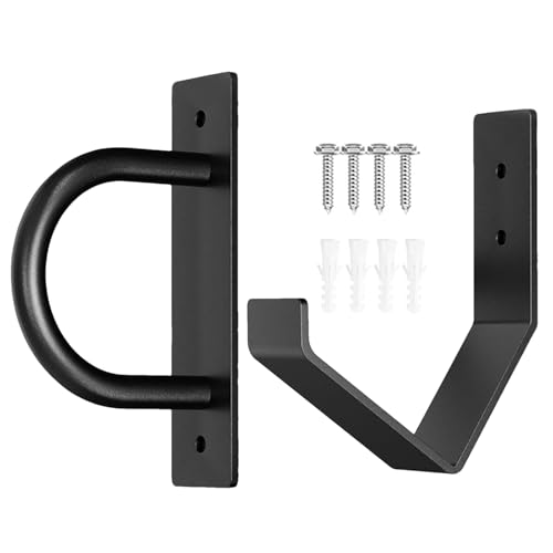 Zunetsutock Support de corde de bataille monté | Heavy Dut Steel – Organiseur de corde d'exercice – Support d'entraînement – Crochet polyvalent pour la maison, la salle de gym ou le fitness commercial