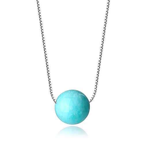 Collier Argent 925 Pierre pour Femme COAI Pendentif Yoga