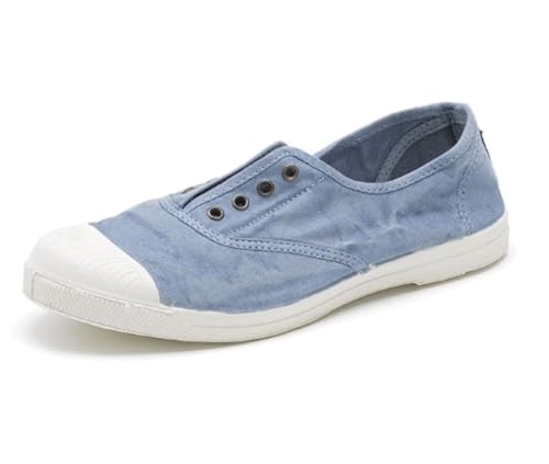 Natural World Eco Mujer | 102E Old Lavanda | Zapatillas Verano | Hecho en España (Celeste, 39)