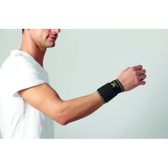 Muñequera corta elástica Winnteck WFIT02 talla M de 16-17cm para soporte diario
