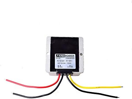 DC 12V 24V 36V to 5V (Accept DC 8-40V Inputs) Truck Car Step Down Power Adapter Voltage Converter Regulator for Car Electronics Vehicle Boat Solar System - 25A 125W