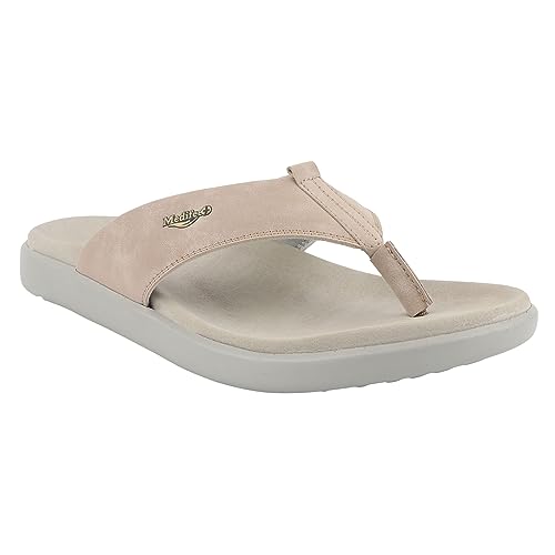 Image of Medifeet Men's Leather Thong Slippers
