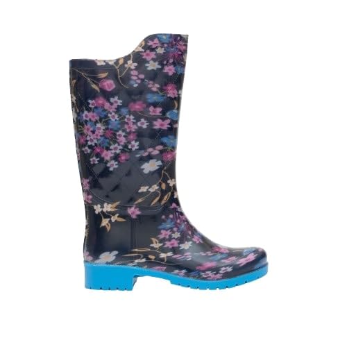 SUMAR™ DESI GIRL BLUE Ladies Gum Boot, Anti-Static, Anti-Slip, Flexible PVC, Oil/Water/Acid Resistance, Lightweight, Super Safety Gumboot (SIZE 7) (B0CW1SGDBL) Amazon Price History, Amazon Price Tracker