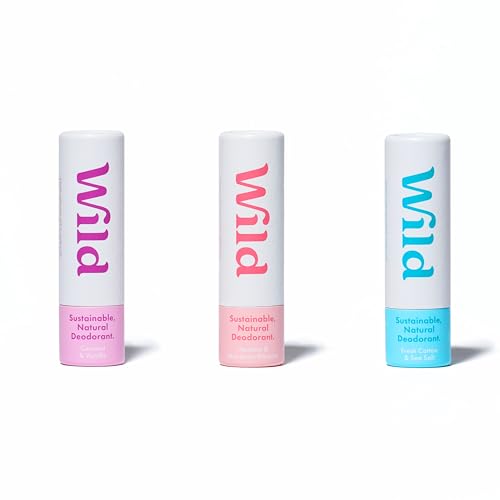 Wild - Set mit 3 Mini-Deodorants - 100% natürliche Inhaltsstoffe ...