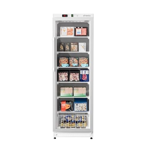 BEYOU Commercial Freezer Upright，10.7 Cu. ft. Reach-in Freezer with Single Glass Door