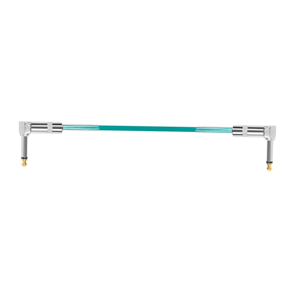 COSMEVIVI 6.35mm Guitar Pedal Effect Cable Noise Reduction Audio Cable PVC Metal Head Fashionable Appearance Compact Reliable