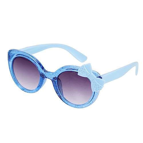 FOMIYES 1 Par Lazo De Tinta Para Pequeño Gafas De Sol Para Niñas Gafas De Sol Con Pajarita Gafas De Sol Con Lazo Gafas De Sol Para Conformado Fiesta Azul Sky-blue Pc Marco