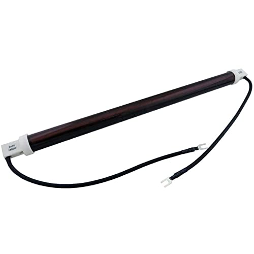 Tubo della lampada di riscaldamento 1500w 346mm Lunghezza Ruby ​​alogena rosso riscaldatore tubo è utilizzato per riscaldatore da giardino, vernice auto, essiccazione, polimerizzazione(240V 1.5kw
