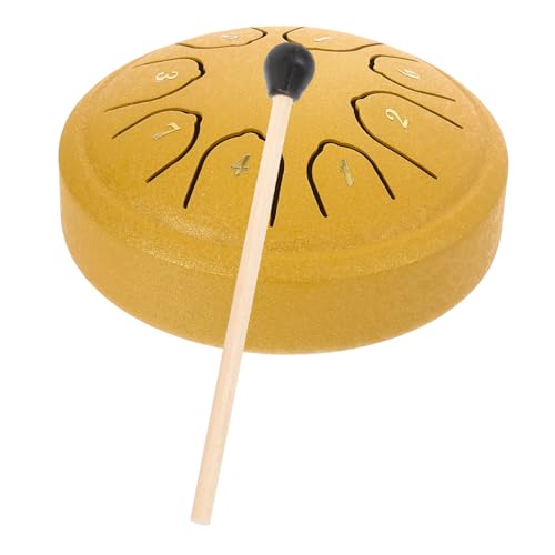 HEMOTON Ethereal Drum 4 Inch Steel Drum Instrument for Yoga Music Therapy and Relaxation