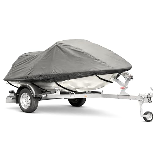 Jet Ski Personal Watercraft Cover in Charcoal Grey, fits up to 128" covers Sea-Doo, Yamaha, Kawasaki, Polaris, Wet Jet, Honda, Artco