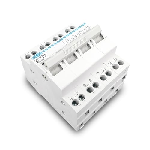 MTS triphasé inverseur de source 4P 63A haute durabilité mécanique