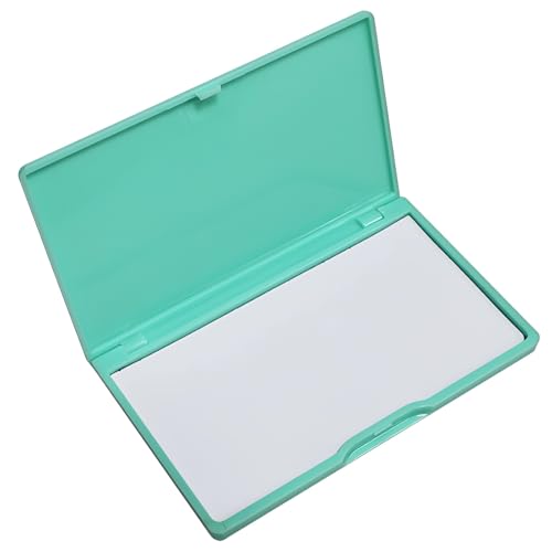 Portable Green Magnetic Pin Holder for Sewing, Square Plastic Case, 4.3 X 2.6 in