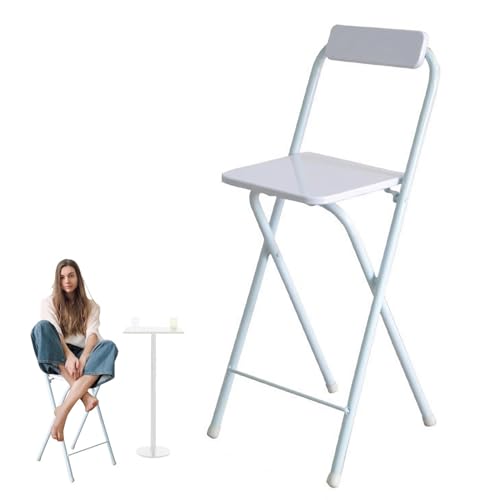 Taburete Plegable de 60 65 70cm con Respaldo