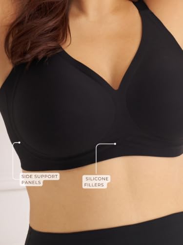Image of Everyday T-Shirt Jelly Bra | Wire-Free T-Shirt Bra with Jelly Soft Technology, Smooth Moulded Cups & Removable Pads | Seamless Soft Cups, Adjustable Straps, Wide Side Wings | Everyday Bra for Women