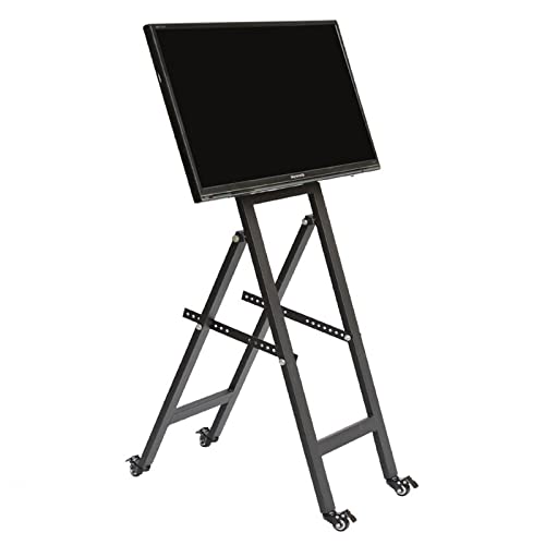 Meuble TV à roulettes pliable HYJYGM support robuste VESA 600x400 pour salon