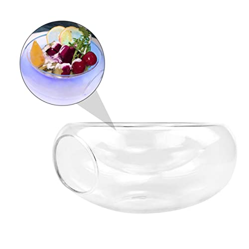 Vajilla de vidrio Almacenamiento Recipientes for pastas y dulces Recipientes for alimentos Ensaladera de frutas Frutero con apertura lateral Plato for servir frutas Tapas Plato for servir hielo seco T