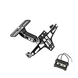 Portatarga per moto Lampada a L E D per portatarga moto per Suzuki GS 500 SV 650 GSXR 1000 Accessori