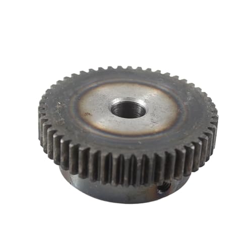 Bevel Gear Pinion Hardware Mechanical Metal Gear Wheel 1Module 45T Pinion Gears Wheel 6/8/10/12/15mm Bore 1 Mould 45Teeth Metal Gear for Motor(10mm)