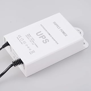 Umsoxhy 3X Gruppo di Continuità 12V-2A per WiFi, Router, Modem, Telecamera di Sicurezza Mini UPS Protezione di Backup per Batteria Spina UE