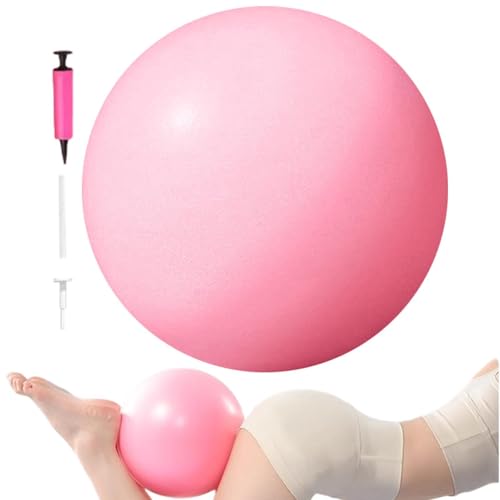 Genérico balón de pilates pequeño – antiexplosión portátil inflable de 25 cm – pequeño balón de yoga | para equilibrio fitness estiramientos entrenamiento tronco rehabilitación barra yoga en casa