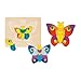 Produktbild Goki 57899 - Schichtenpuzzle - Schmetterling