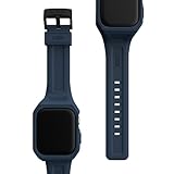 URBAN ARMOR GEAR UAG Compatible with Apple Watch Band Case 45mm iWatch Series 9/8/7 Scout Plus Soft Touch Adjustable Replacement Strap, Mallard