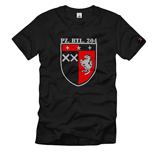 T-shirt militaire blindé 204 Hemer Ahlen finition haut de gamme noir