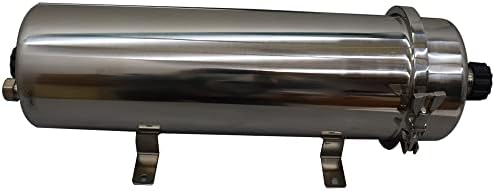 INTBUYING Stainless Steel Ultrafiltration Membrane Filter PVDF Ultrafiltration Membrane External Pressure Washable Water Purifier Whole House Water 3500L/H
