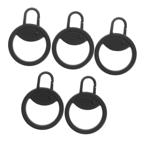 CORHAD 5Pcs Zinc Alloy Zipper Pulls Stylish Round Replacement Tabs for Bags Backpacks and Jackets Durable Easy Installation Broad Compatibility for Luggage Repair