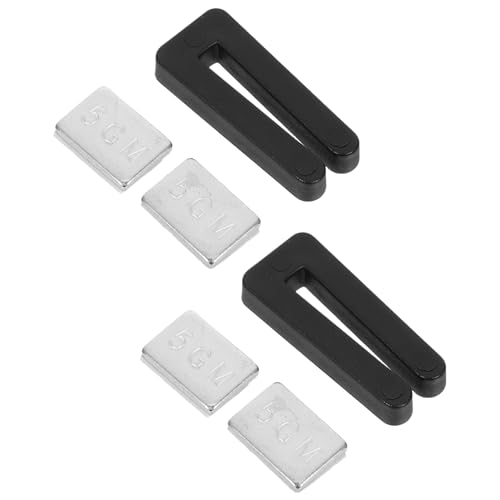 LOORGVEL Kit de Peso para Ventiladores de Techo 6 Juegos con 2 Contrapesos Metálicos Dorados 5g y 1 Clip para Equilibrar Aspas, Accesorio Compatible para Ventilador de Luz en Salas