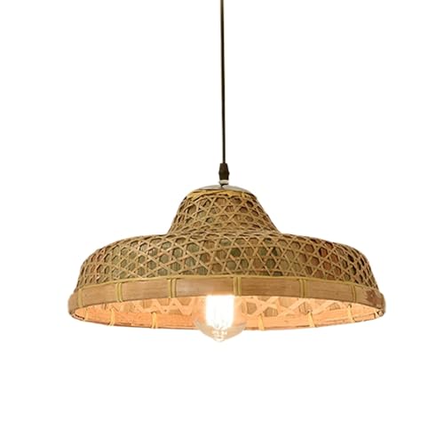 Lampe levée à main moderne en rotin naturel pour éclairage tamisé apaisant