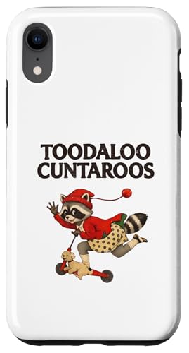 Toodaloo Cuntaroos Funny Sarcastic Retro Humor Raccoon Meme �X�}�z�P�[�X iPhone XR �p