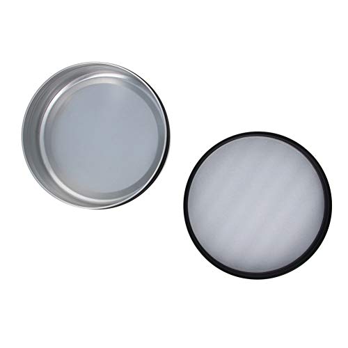 Image of Othmro 10pcs 5.1oz Black Aluminum Tin Cans with Screw Lid, 83 * 38mm (DxH) for Salve, Spices, Lip Balm, Tea or Candies 150ml