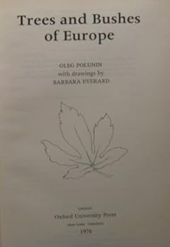 Hardcover Trees and Bushes of Europe Book