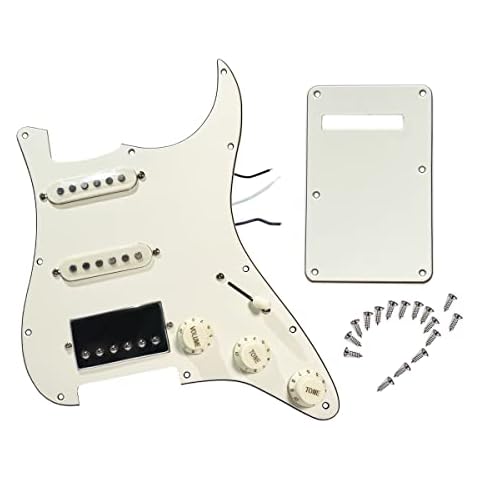 LAMSAM prewired pickguard off white Cover