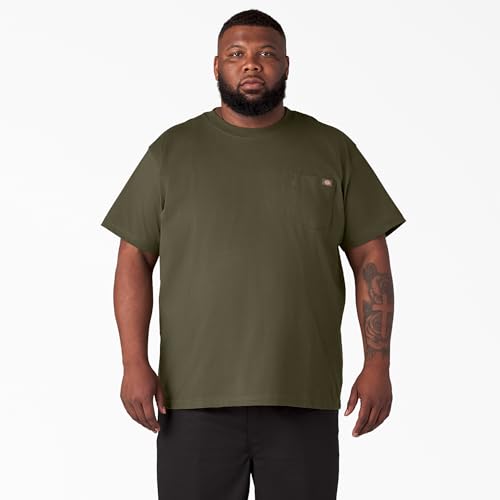 Image of Dickies Men's Heavyweight Heathered Short Sleeve Pocket T-Shirt