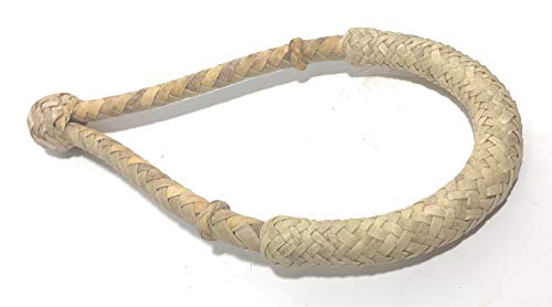EL CHARRO Bosal De Cuero para Caballo, Rawhide Natural Hand Braided Horse Bosal