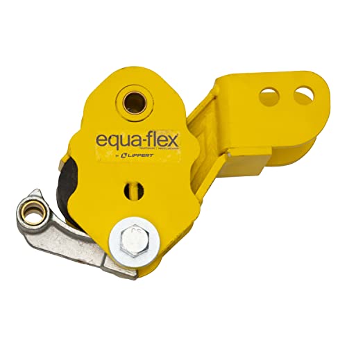 Lippert Equa-Flex Rubberized Equalizer RV Triple Axle Kit, 3,000 to 6,000 lbs. for Double-Eye Leaf Springs, Includes (2) Sub-Units, Bronze Bushings, Shoulder Bolts - 281314